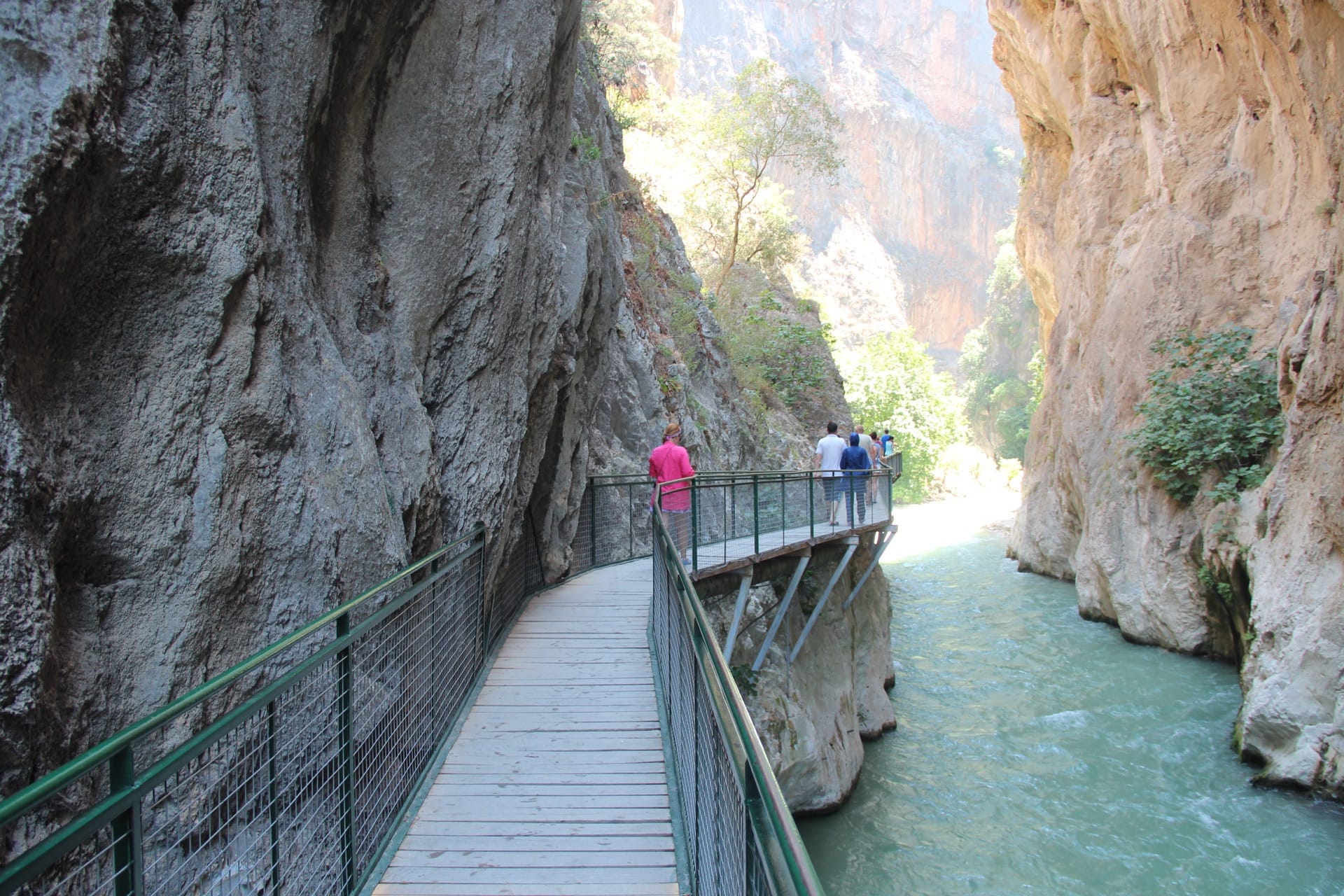 Saklıkent Canyon mountain gorge and walking route